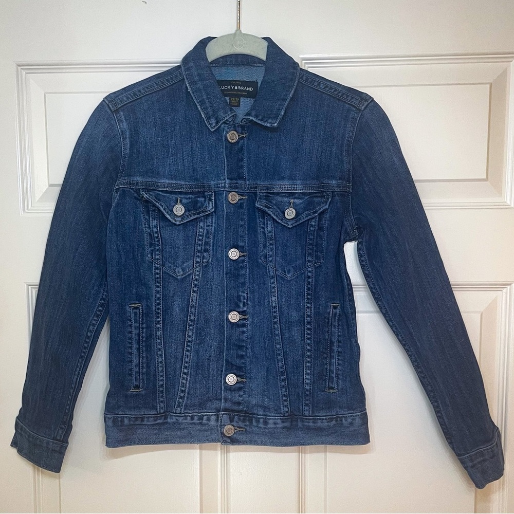 Lucky Brand Cotton Denim Trucker Jacker